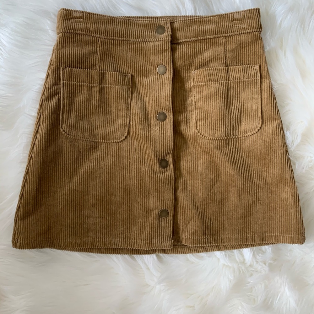 Corduroy skirt